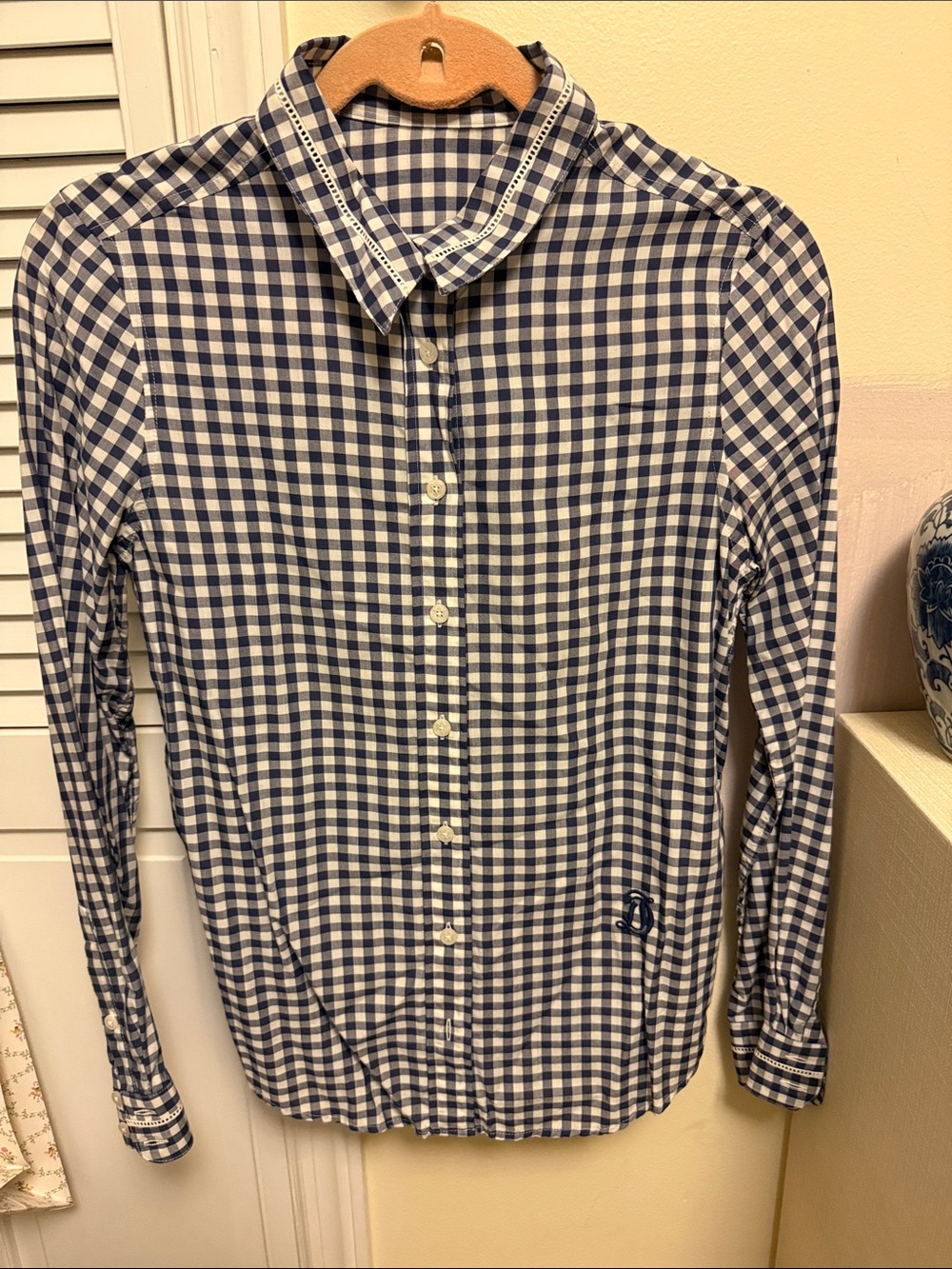 Draper James Gingham Button Down